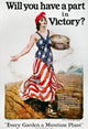 Will You Have A Part In Victory? World War I Poster Print by James Montgomery Flagg
