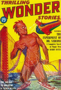 Thrilling Wonder Stories Pulp Movie Poster (11x17)