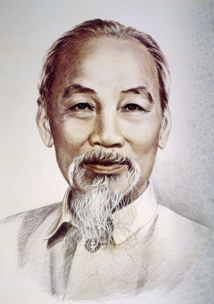 Ho Chi Minh Historical Poster Print - Available in Multiple Sizes