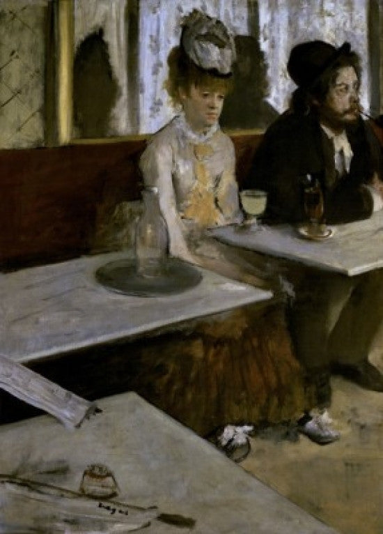 In a Cafe Fine Art Print by Edgar Degas - Musee d'Orsay