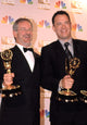 Steven Spielberg and Tom Hanks Emmy Awards Photo Print by Robert Hepler