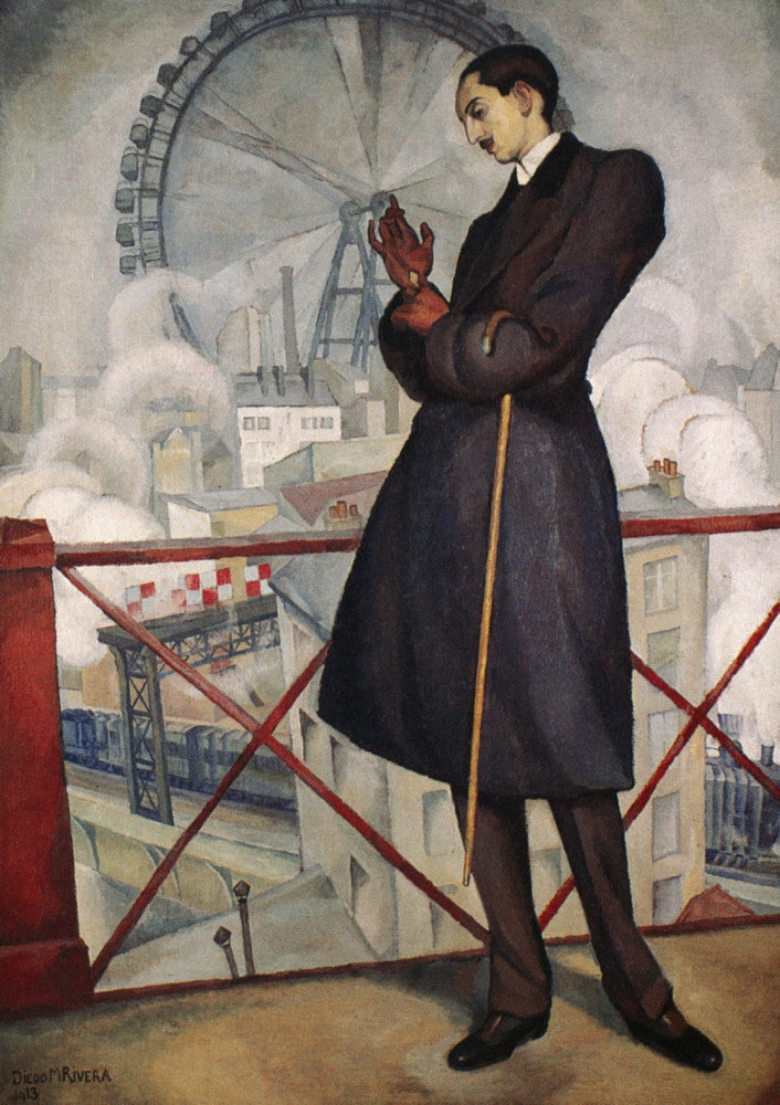 Adolfo Best-Maugard Oil on Canvas Print by Diego Rivera (1913)