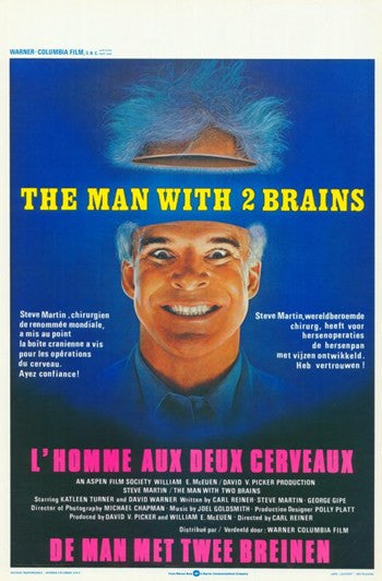 The Man With Two Brains Movie Poster 11x17 - Fun Home Décor