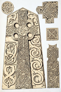 Celtic No 1 Plate LXIII Fine Art Print by Owen Jones (1865)