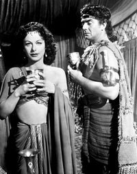 Samson and Delilah Fine Art Print featuring Hedy Lamarr and Victor Mature