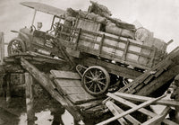 Bridge Broken Under American Truck Fine Art Print