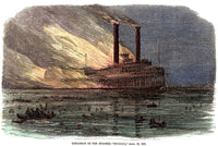 Sultana Explosion Fine Art Print - Paddle Steamer Incident, 1865