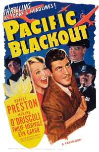 Pacific Blackout Movie Poster Fine Art Print (1941) - Multiple Sizes