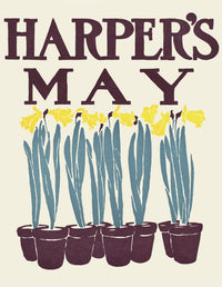 Eight Potted Daffodils Fine Art Print by Edward Penfield