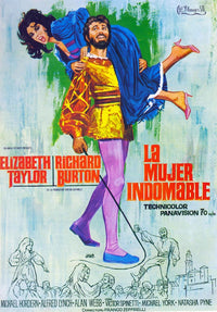 The Taming of the Shrew Spanish Movie Poster Art (1967)