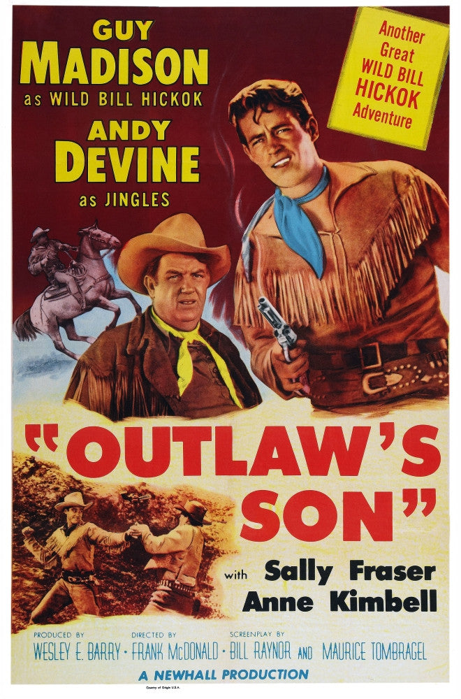 Outlaw's Son 1954 Movie Poster Masterprint