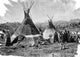 Shoshone Native American Village Fine Art Print by William Henry Jackson