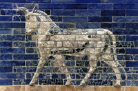 Babylon Enamel Brick Bull Fine Art Print - Ishtar Gate Replica