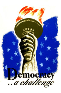 Democracy FAP Poster Print - 1940 Artwork by Science Source