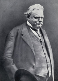 G. K. Chesterton Fine Art Print - English Author Tribute