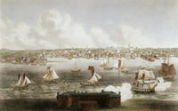 Newport, Rhode Island in 1730 Fine Art Print by J.P. Newell