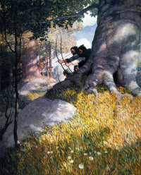 Robin Hood Fine Art Print by N.C. Wyeth | Posterazzi