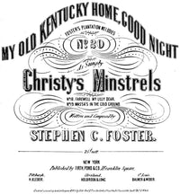 My Old Kentucky Home Fine Art Print - First Edition Cover