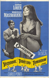 Yesterday Today and Tomorrow Movie Poster 11x17