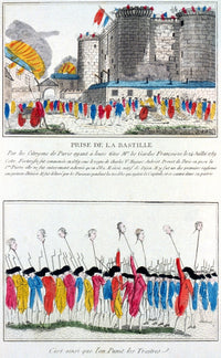 French Revolution: Storming of the Bastille 1789 Fine Art Print by Science Source