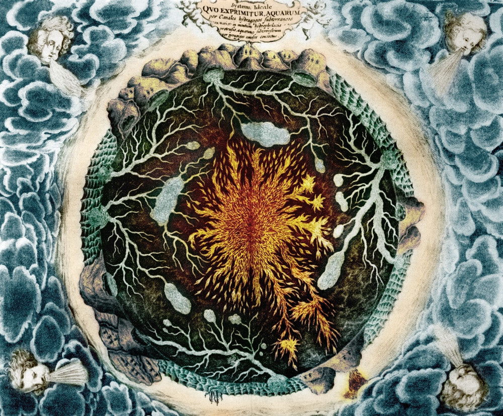 Mundus Subterraneus 1664 Fine Art Print by Science Source