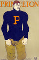 Princeton University Football Team Poster Print - Chromolithograph by Edward Penfield, 1907