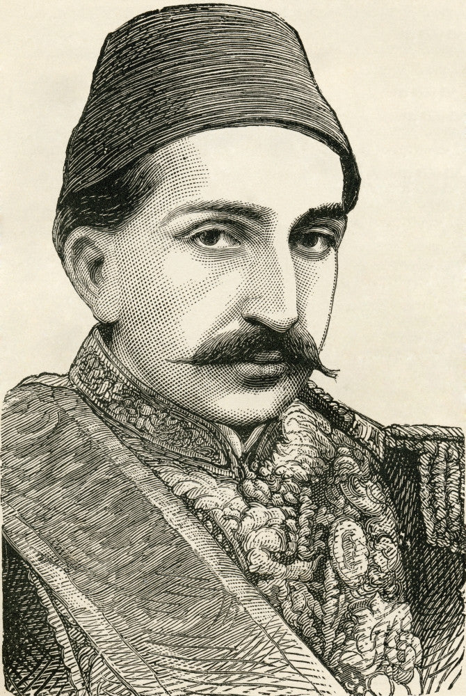 His Imperial Majesty Sultan Abdulhamid II Fine Art Print - 34th Sultan of the Ottoman Empire