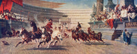 A Roman Chariot Race Fine Art Print by Ken Welsh | Design Pics
