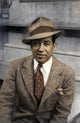 Langston Hughes Oil Over Photograph Fine Art Print by Carl Van Vechten
