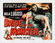 Bride of the Monster Movie Poster Print featuring Bela Lugosi & Tor Johnson