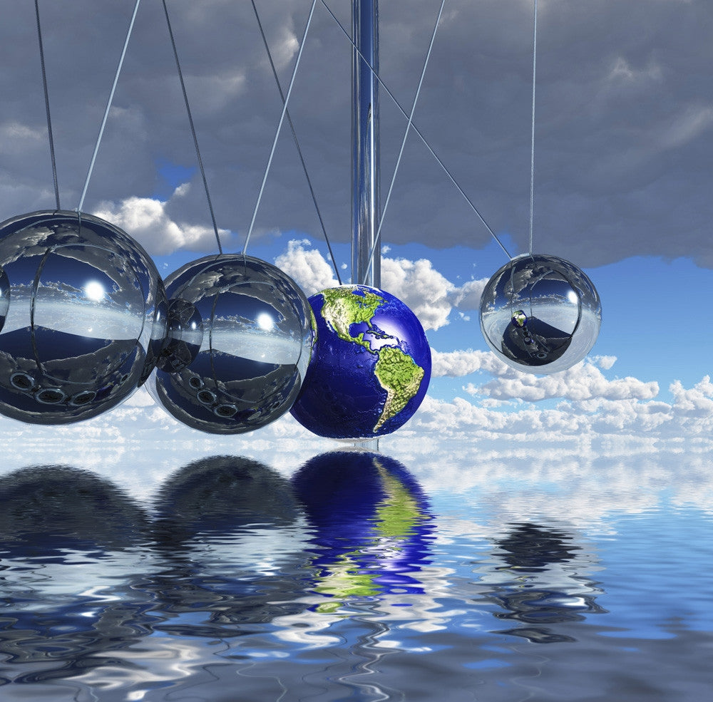 Newton's Pendulum Surreal Art Print by Bruce Rolff | Stocktrek