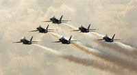The Blue Angels Delta Formation Fine Art Print by Stocktrek Images