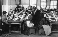 Ellis Island Dining Room Photograph - C1906 Fine Art Print