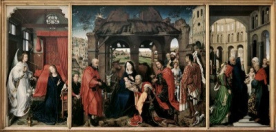 St. Columba Altarpiece Fine Art Print by Rogier van der Weyden
