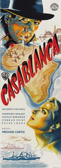 Casablanca Classic Movie Poster - 11x17 Print