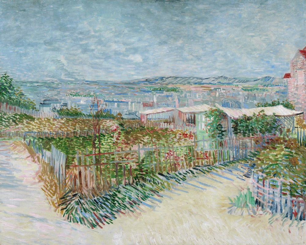 Van Gogh's Montmartre Vegetable Gardens Fine Art Print