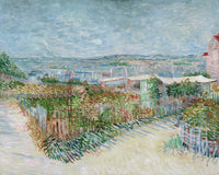 Van Gogh's Montmartre Vegetable Gardens Fine Art Print