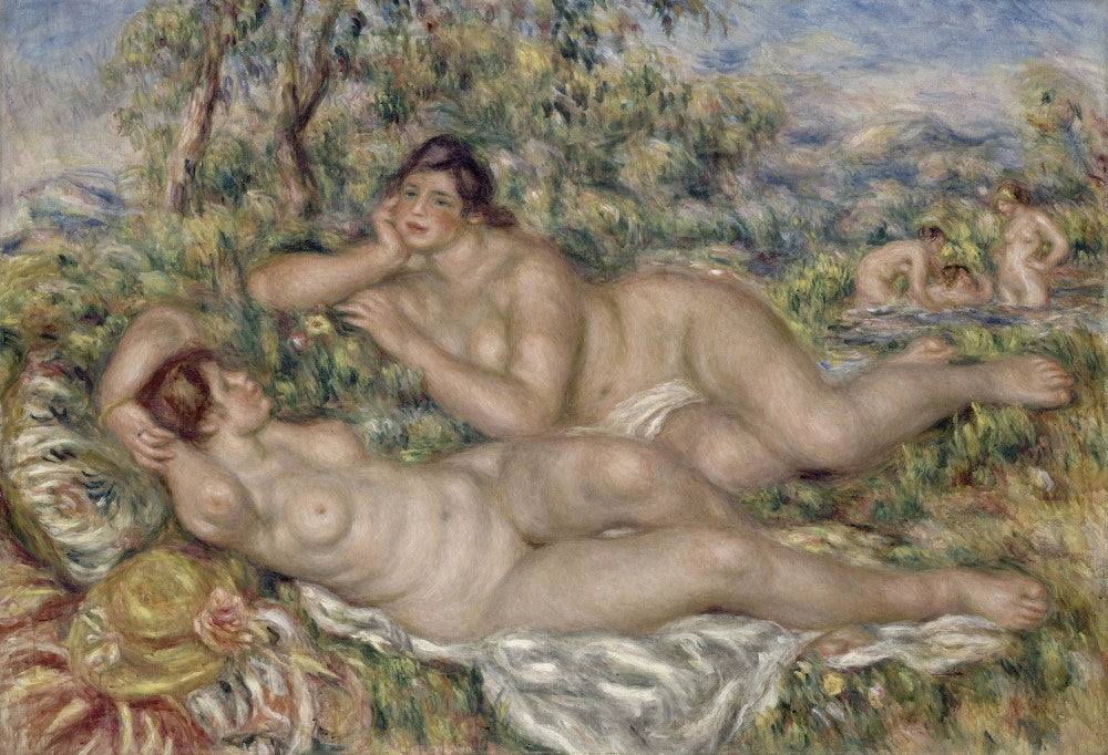 Renoir Bathers Fine Art Print by Pierre-Auguste Renoir