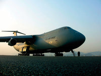 A C-5 Galaxy Fine Art Print on the Flightline by Stocktrek Images