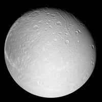 Saturn's Moon Dione Fine Art Print - Perfect for Home Décor