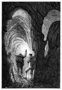 The Crossroads Wood Engraving Print from Verne's Journey by Edouard Riou