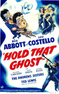 Hold That Ghost Movie Poster (11x17) - Pop Culture Graphics