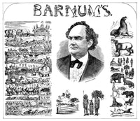 P.T. Barnum Circus Advertisement Fine Art Print - 1873