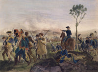 Battle of Bennington 1777 Fine Art Print - Steel Engraving