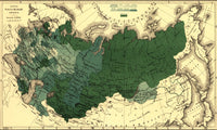 Imperial Map of Russia - 1890 Fine Art Print