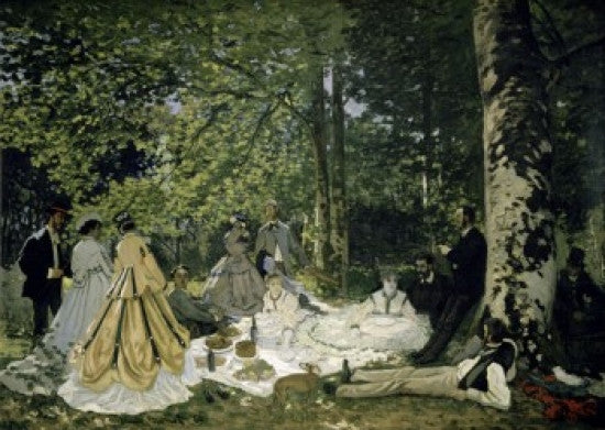 The Picnic Fine Art Print by Claude Monet - Hermitage Museum