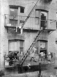 New York Tenement Scene, 1910 - Public Health Inspection Photograph | Granger Collection