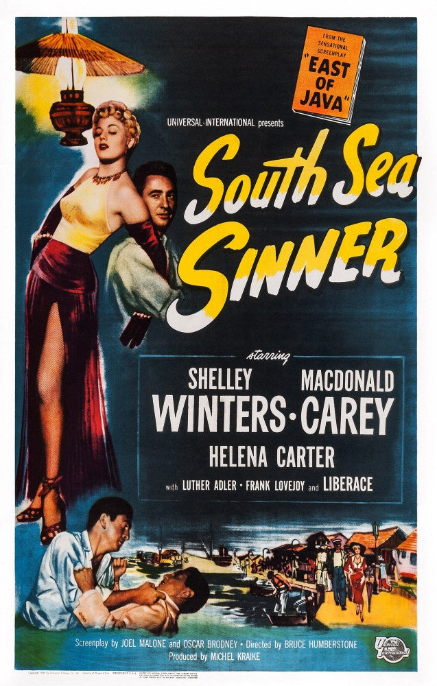South Sea Sinner Movie Poster Art Print - 1950 Classic