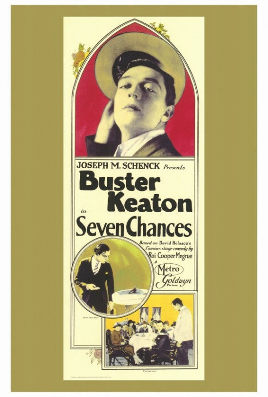 Seven Chances Movie Poster Print (27x40) - Pop Culture Graphics