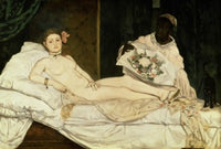Olympia 1863 Fine Art Print by Edouard Manet - Musee d'Orsay